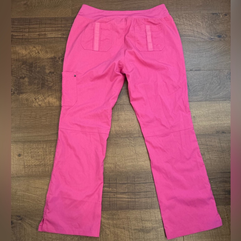 Healing Hands Purple Label Juliet Top & Tori Pants Scrub Set Pink Size Large - Picture 10 of 16